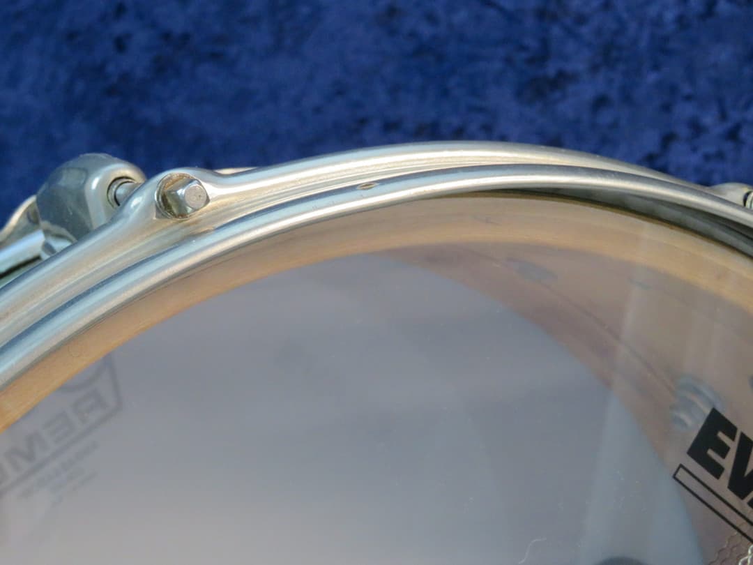 Slingerland Radio King 5.5 x 14 Sparkling Silver Pearl Wood Snare Drum Serial #isi9260