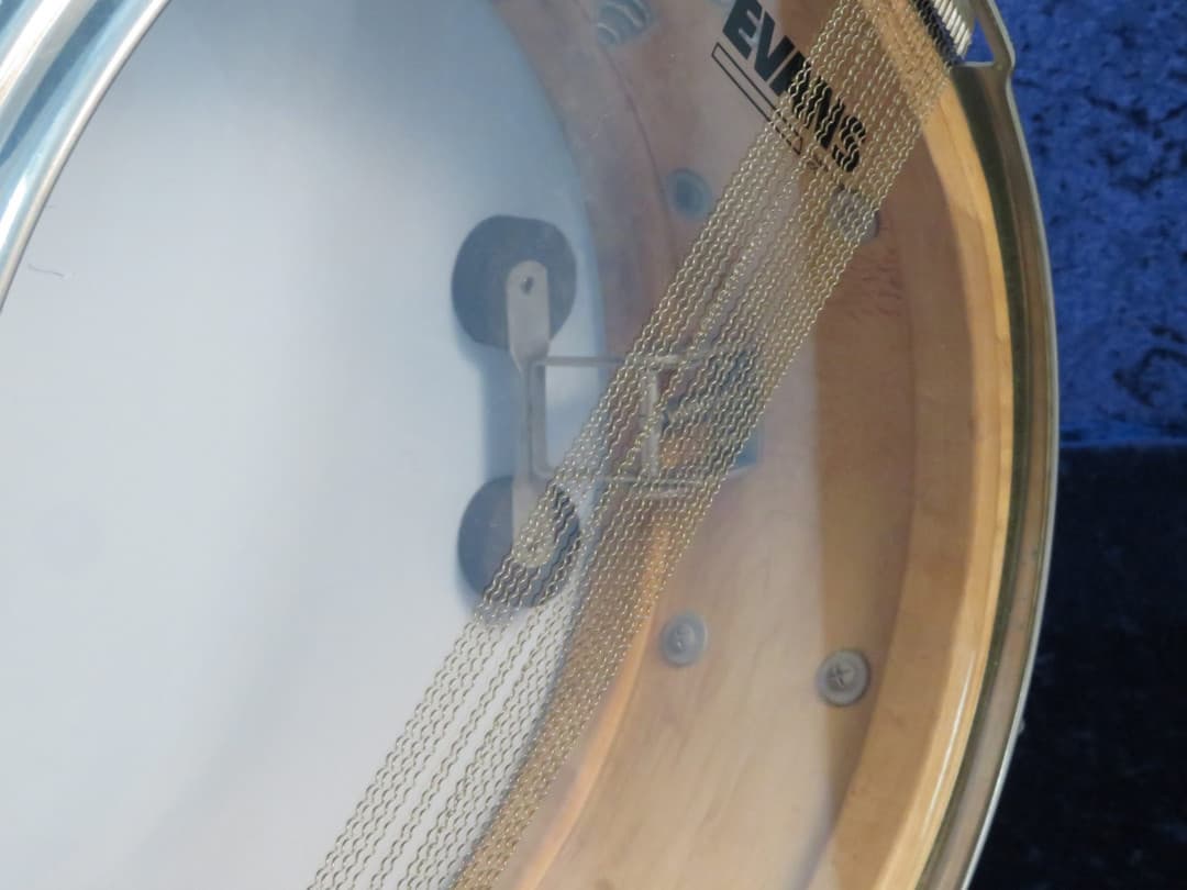 Slingerland Radio King 5.5 x 14 Sparkling Silver Pearl Wood Snare Drum Serial #isi9260