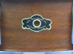 George Way 5 x 14 Mahogany Wood Snare Drum Serial #isi9296 George Way 5 x 14 Mahogany Wood Snare Drum Serial #isi9296