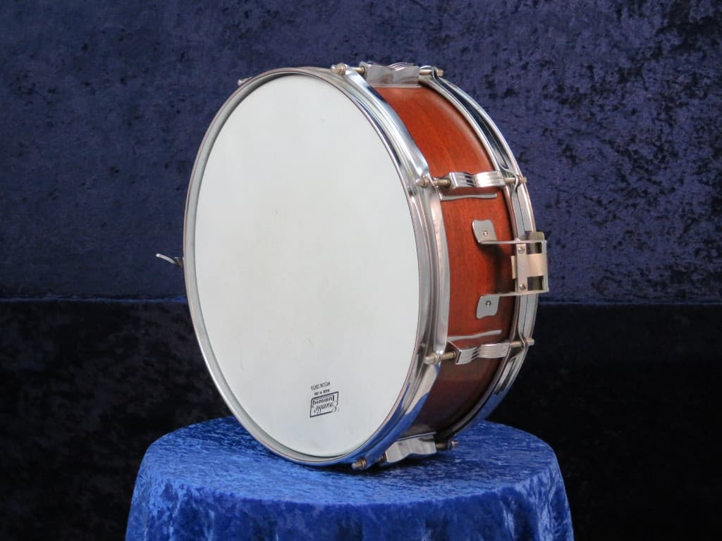 George Way 5 x 14 Mahogany Wood Snare Drum Serial #isi9296