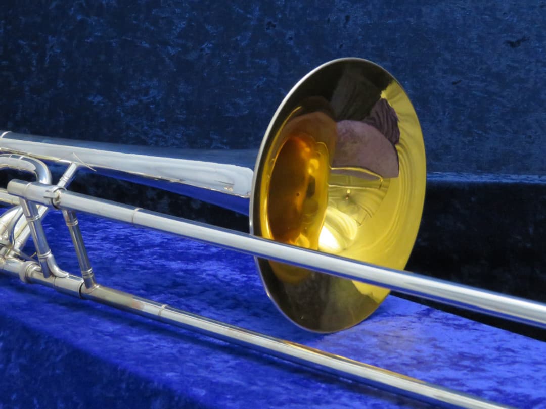 C.G. Conn 72H Artist Silver Single Rotor Bass Trombone 1962 Serial #964975 C.G. Conn 72H Artist Silver Single Rotor Bass Trombone 1962 Serial #964975