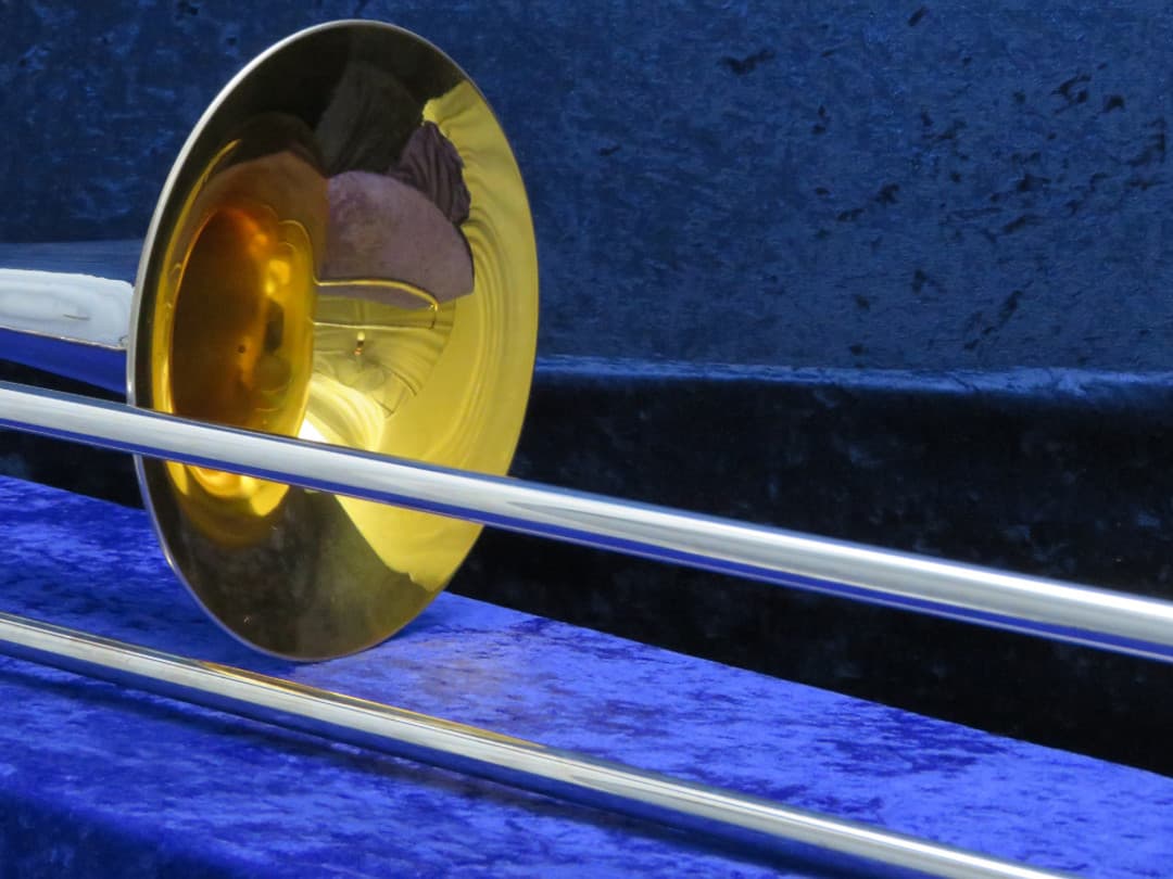 C.G. Conn 72H Artist Silver Single Rotor Bass Trombone 1962 Serial #964975