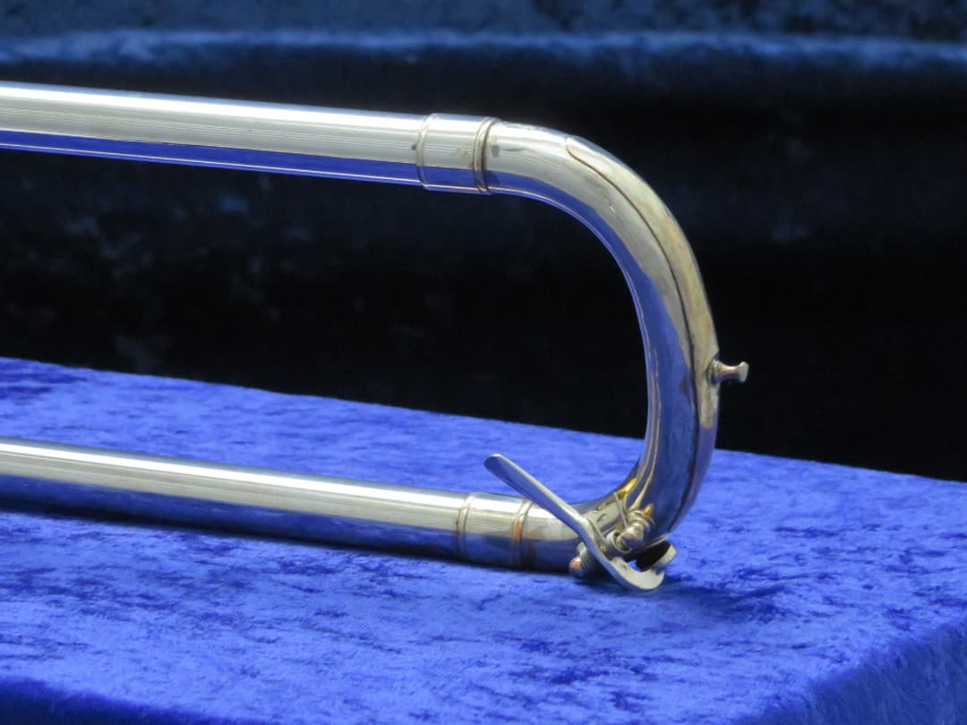 C.G. Conn 72H Artist Silver Single Rotor Bass Trombone 1962 Serial #964975