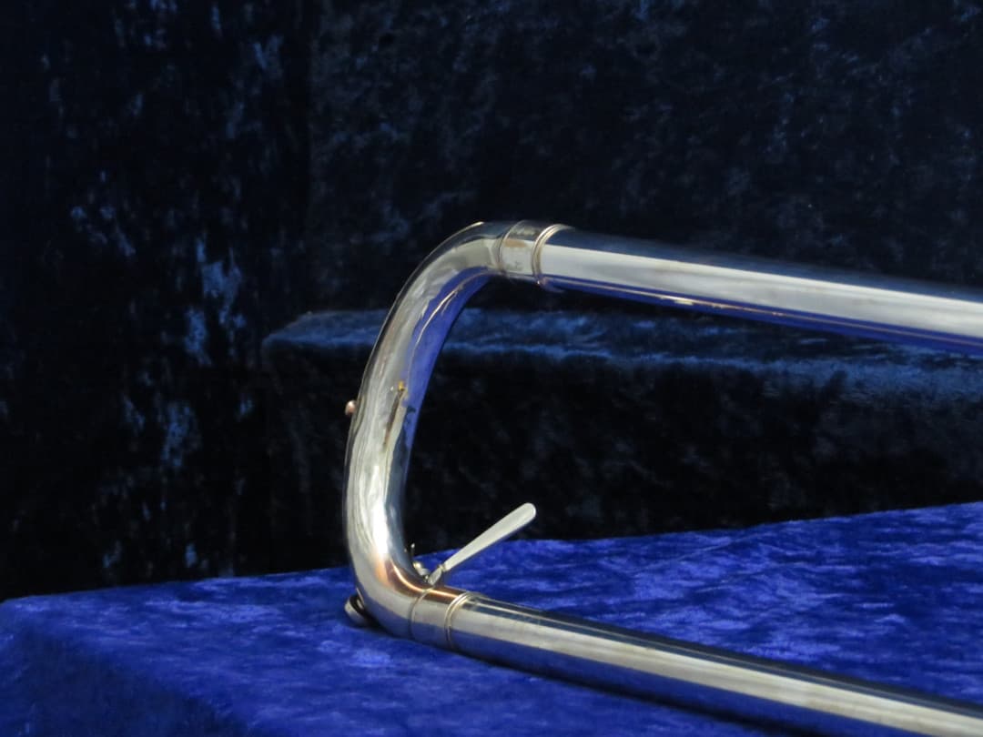 C.G. Conn 72H Artist Silver Single Rotor Bass Trombone 1962 Serial #964975