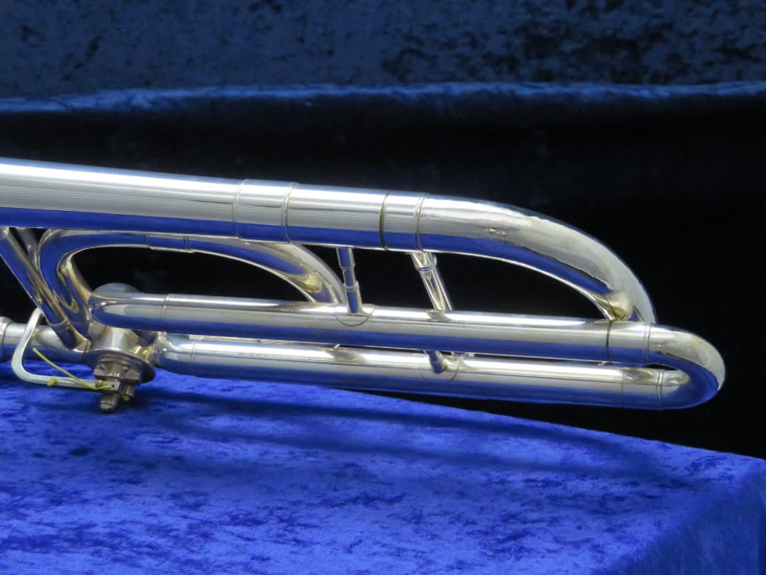 C.G. Conn 72H Artist Silver Single Rotor Bass Trombone 1962 Serial #964975