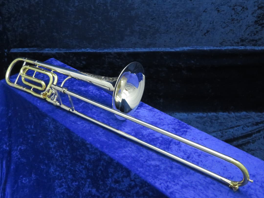 King Silver Tone F Trigger Trombone 1940 Serial #244272