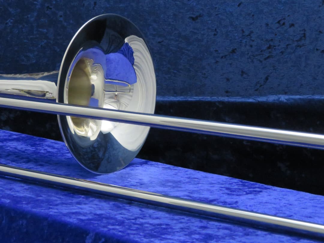 King Silver Tone F Trigger Trombone 1940 Serial #244272