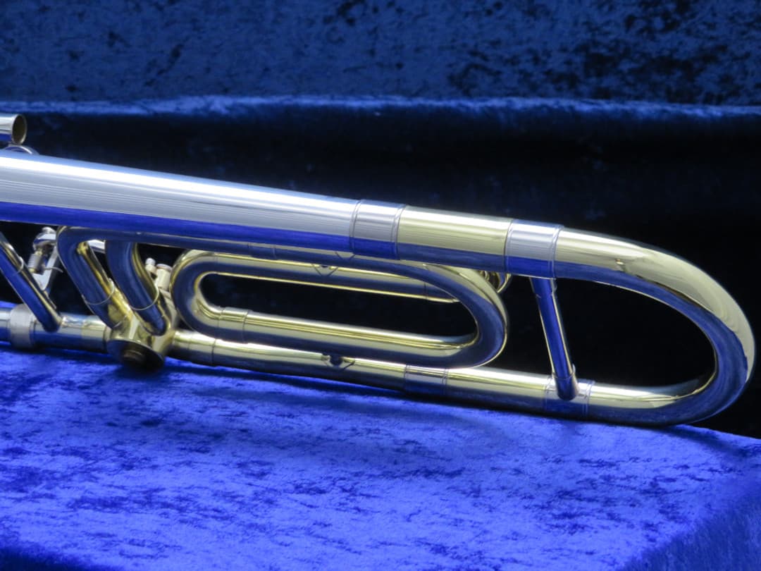 King Silver Tone F Trigger Trombone 1940 Serial #244272