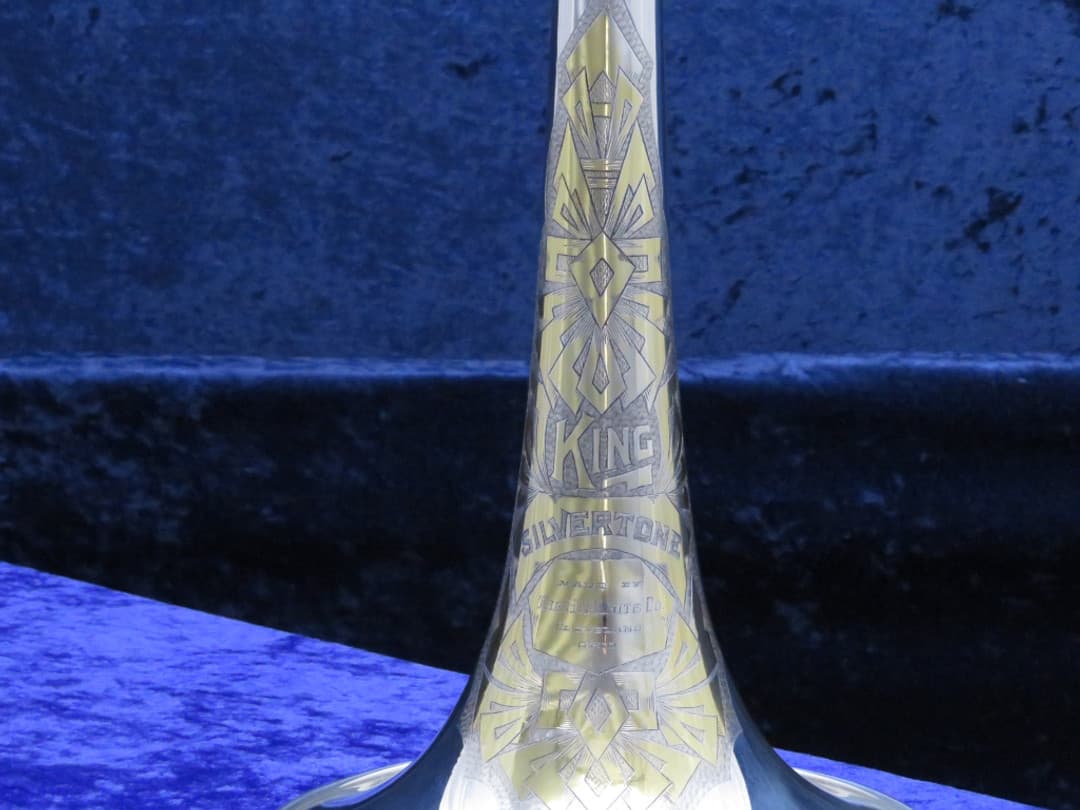 King Silver Tone F Trigger Trombone 1940 Serial #244272