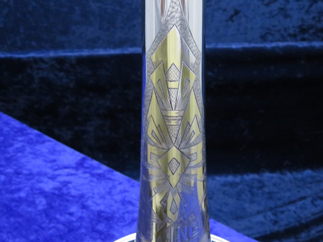 King Silver Tone F Trigger Trombone 1940 Serial #244272