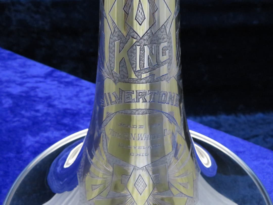 King Silver Tone F Trigger Trombone 1940 Serial #244272