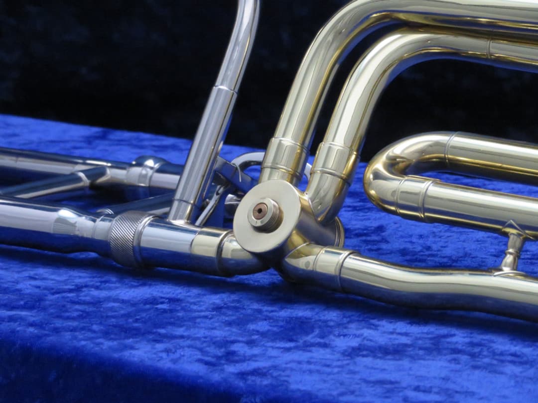 King Silver Tone F Trigger Trombone 1940 Serial #244272