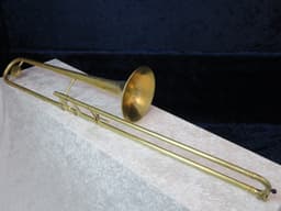 C.G. Conn 42H Ballroom Model Gold Plated Trombone 1930 Serial #270758 C.G. Conn 42H Ballroom Model Gold Plated Trombone 1930 Serial #270758