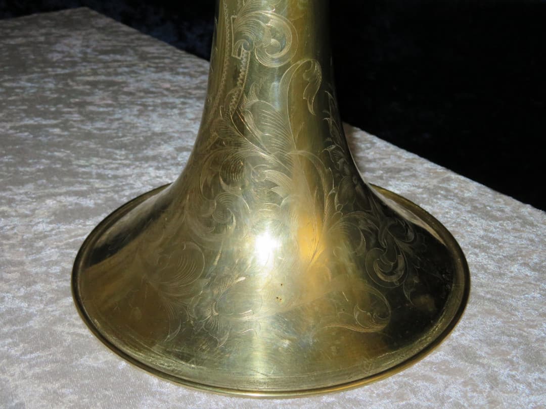 C.G. Conn 42H Ballroom Model Gold Plated Trombone 1930 Serial #270758