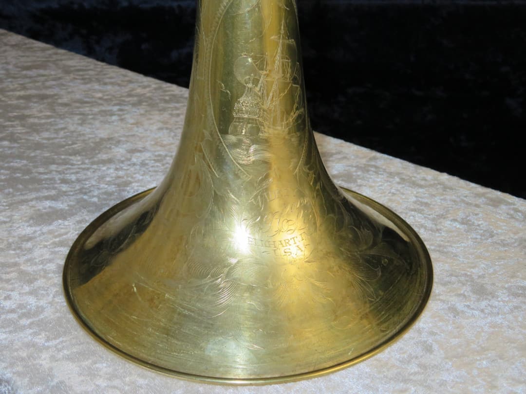 C.G. Conn 42H Ballroom Model Gold Plated Trombone 1930 Serial #270758