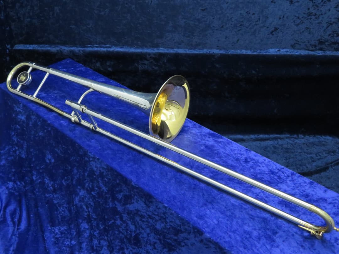 King 3B Concert Silversonic Two Tone Trombone 1970's Serial #471191
