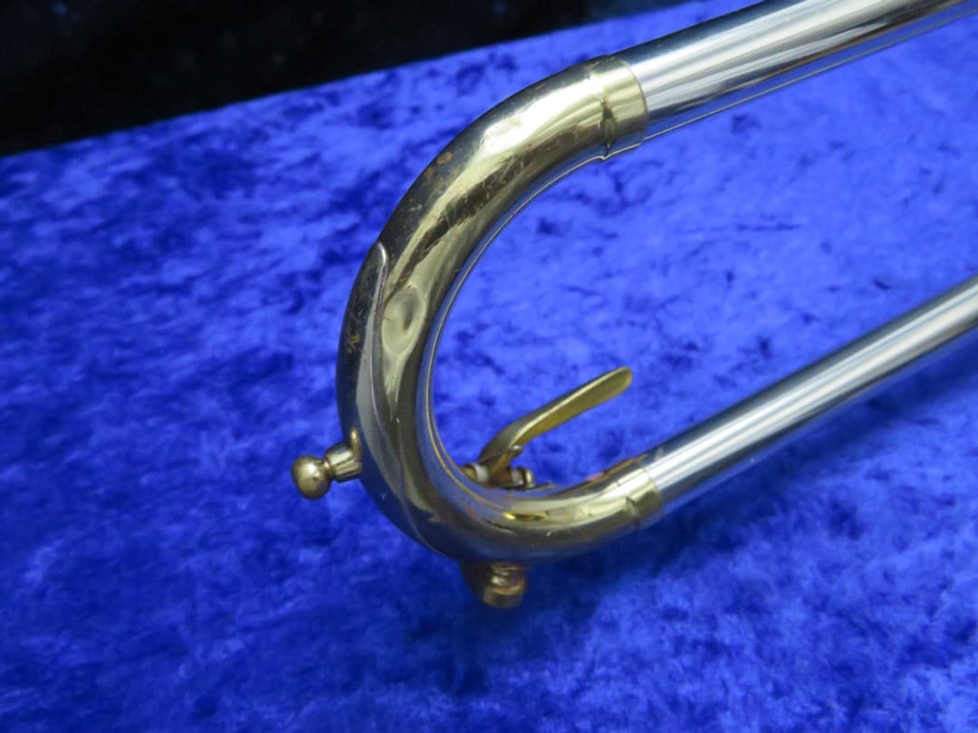 King 3B Concert Silversonic Two Tone Trombone 1970's Serial #471191
