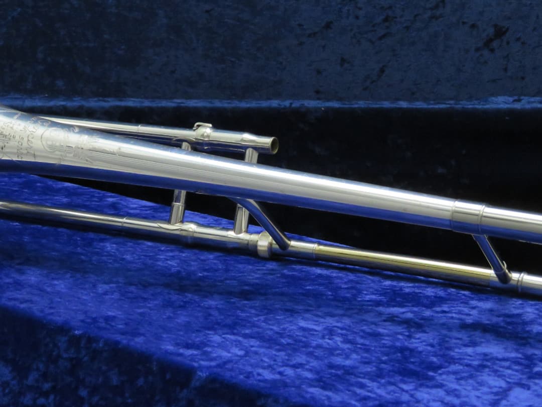 King 3B Concert Silversonic Two Tone Trombone 1970's Serial #471191
