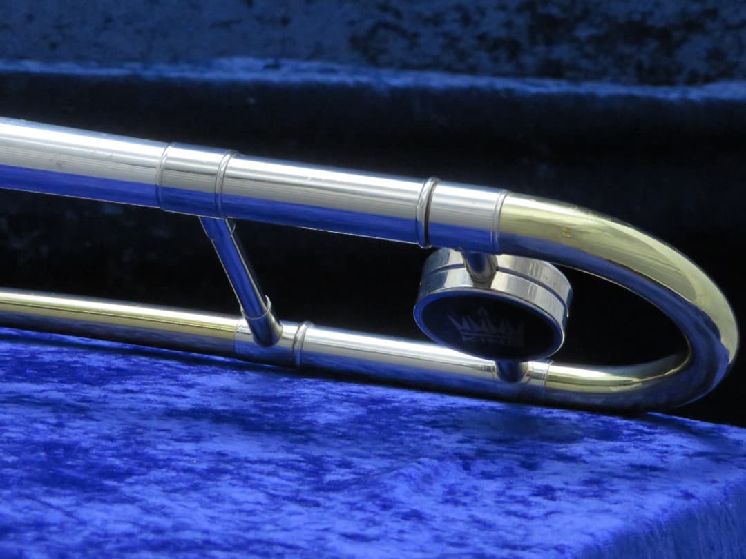King 3B Concert Silversonic Two Tone Trombone 1970's Serial #471191