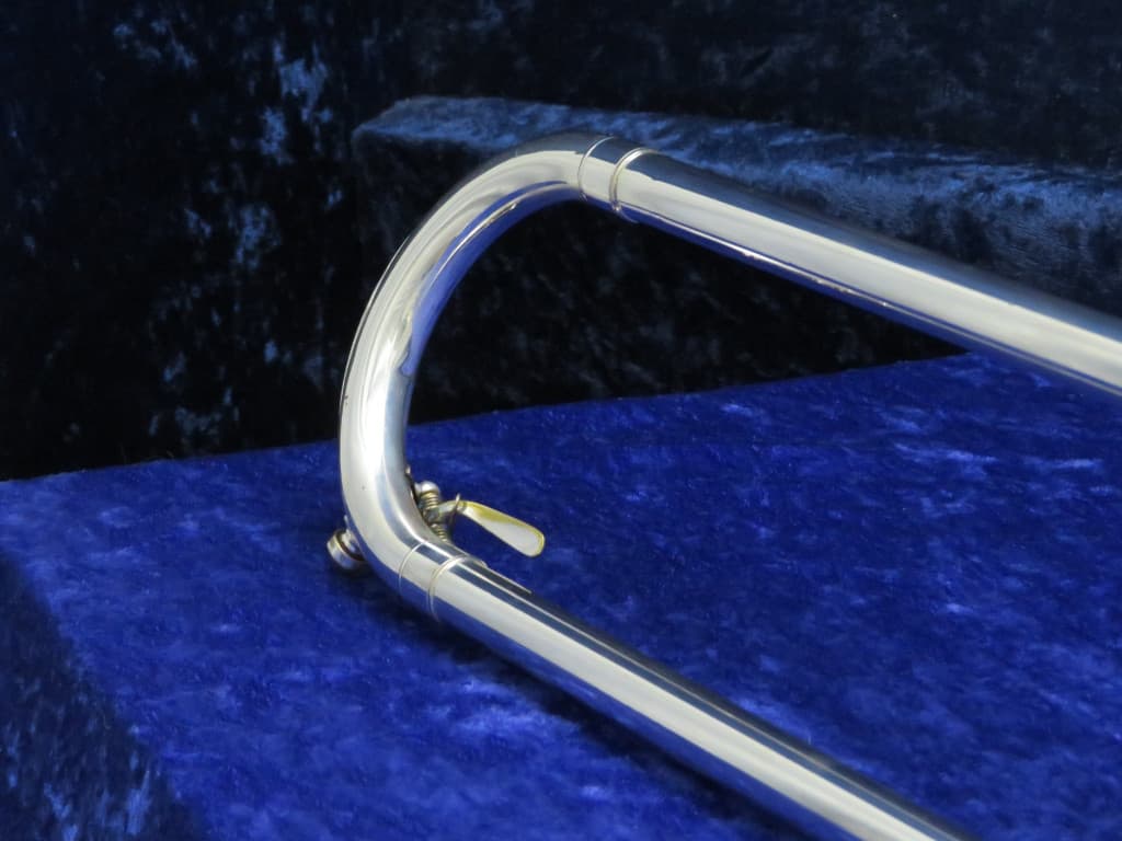 King Silver Tone " 2B" Sterling Silver F Trigger Trombone Serial #293240