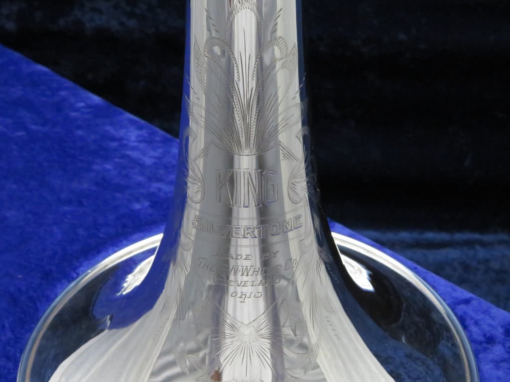 King Silver Tone " 2B" Sterling Silver F Trigger Trombone Serial #293240