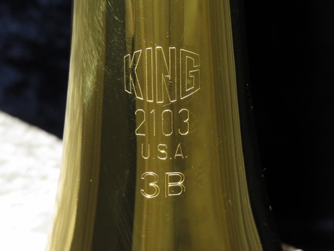 King 2103 3B Valve Trombone 1981 Serial #891745