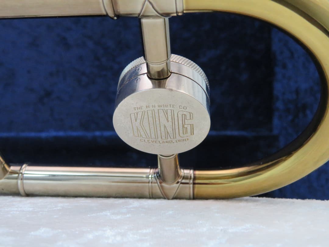 King 3B Concert Two Tone Trombone 1950's Serial #366780