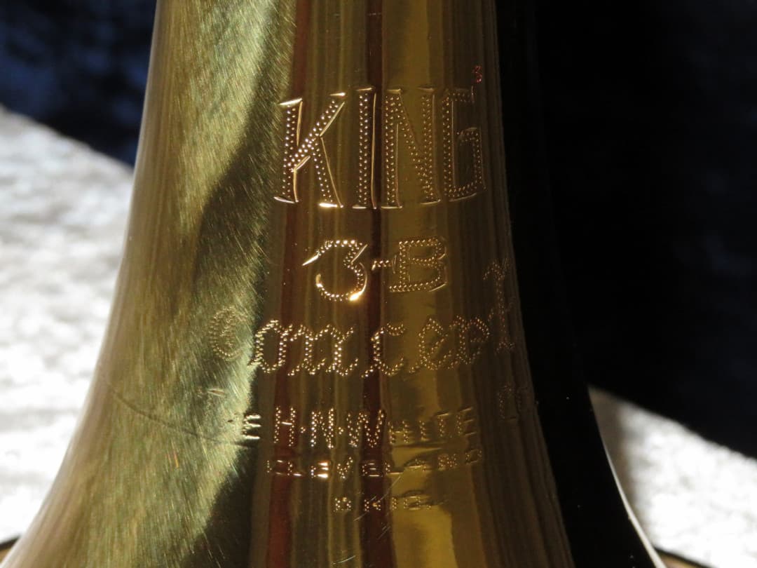 King 3B Concert Two Tone Trombone 1950's Serial #366780