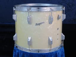 Rogers Powertone 12 x 15 White Marine Pearl Wood Tenor Drum Serial #8123 Rogers Powertone 12 x 15 White Marine Pearl Wood Tenor Drum Serial #8123