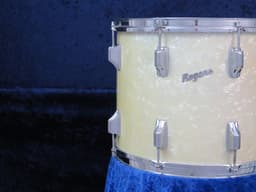 Rogers Powertone 12 x 15 White Marine Pearl Wood Tenor Drum Serial #8123 Rogers Powertone 12 x 15 White Marine Pearl Wood Tenor Drum Serial #8123