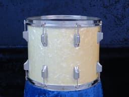Rogers Powertone 12 x 15 White Marine Pearl Wood Tenor Drum Serial #8123 Rogers Powertone 12 x 15 White Marine Pearl Wood Tenor Drum Serial #8123