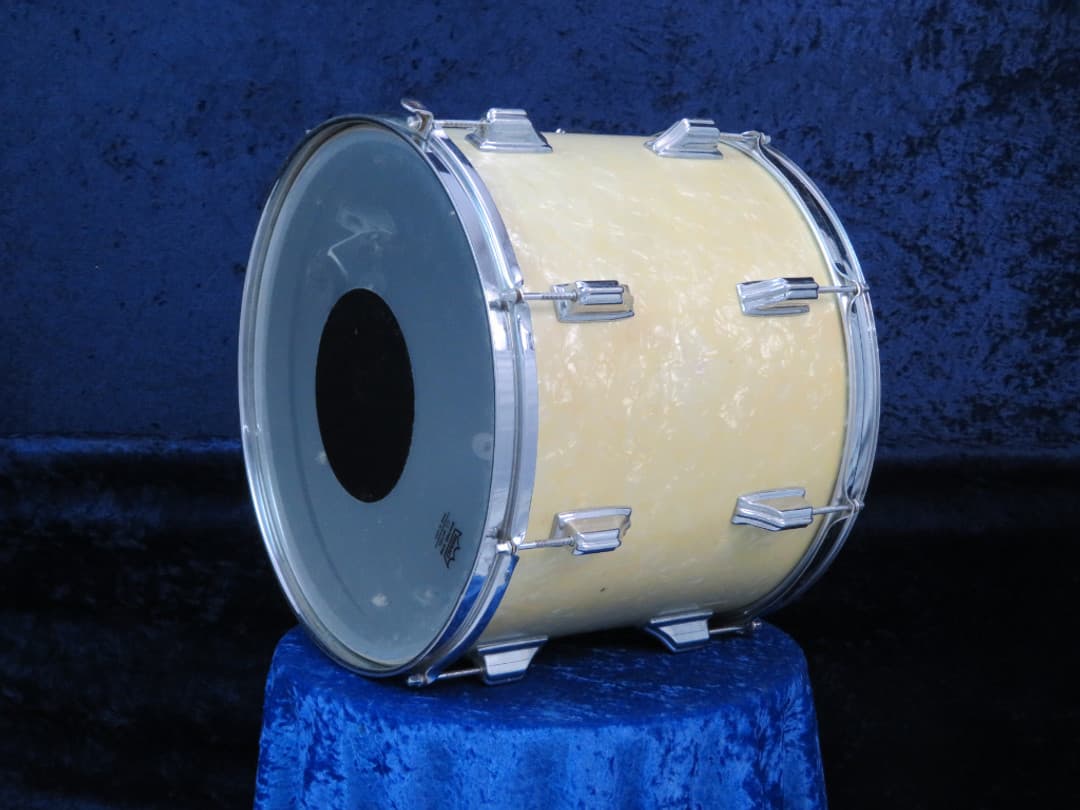 Rogers Powertone 12 x 15 White Marine Pearl Wood Tenor Drum Serial #8123