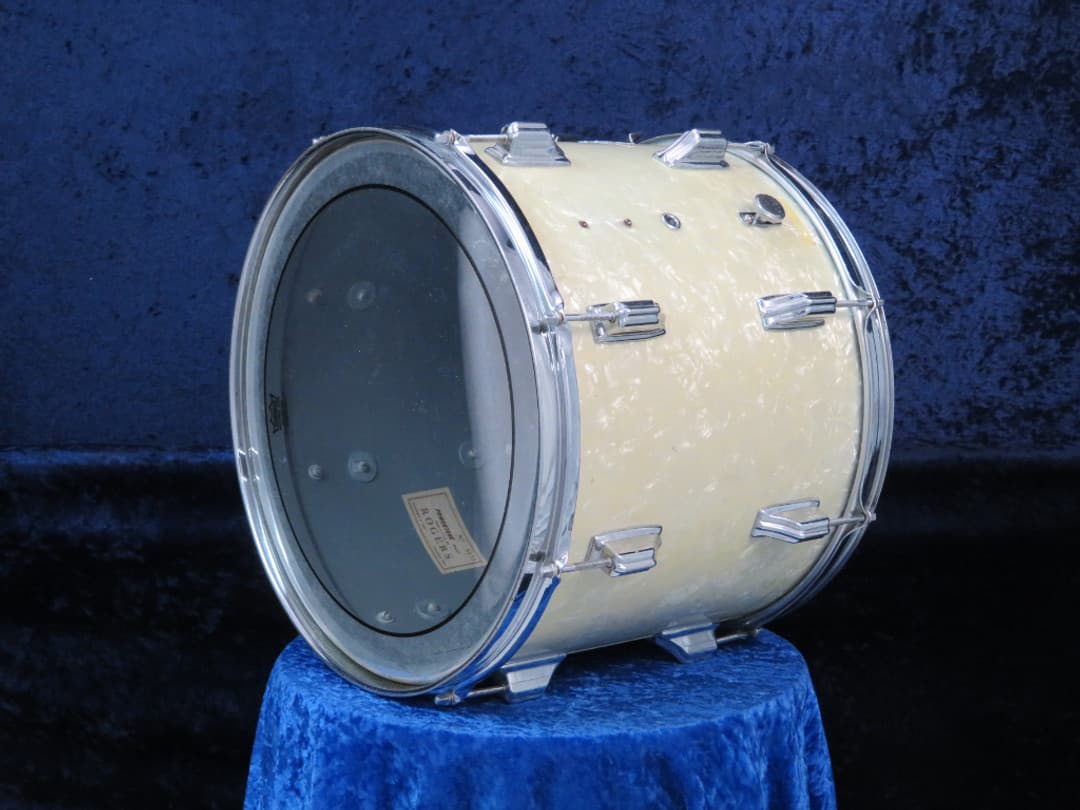 Rogers Powertone 12 x 15 White Marine Pearl Wood Tenor Drum Serial #8123