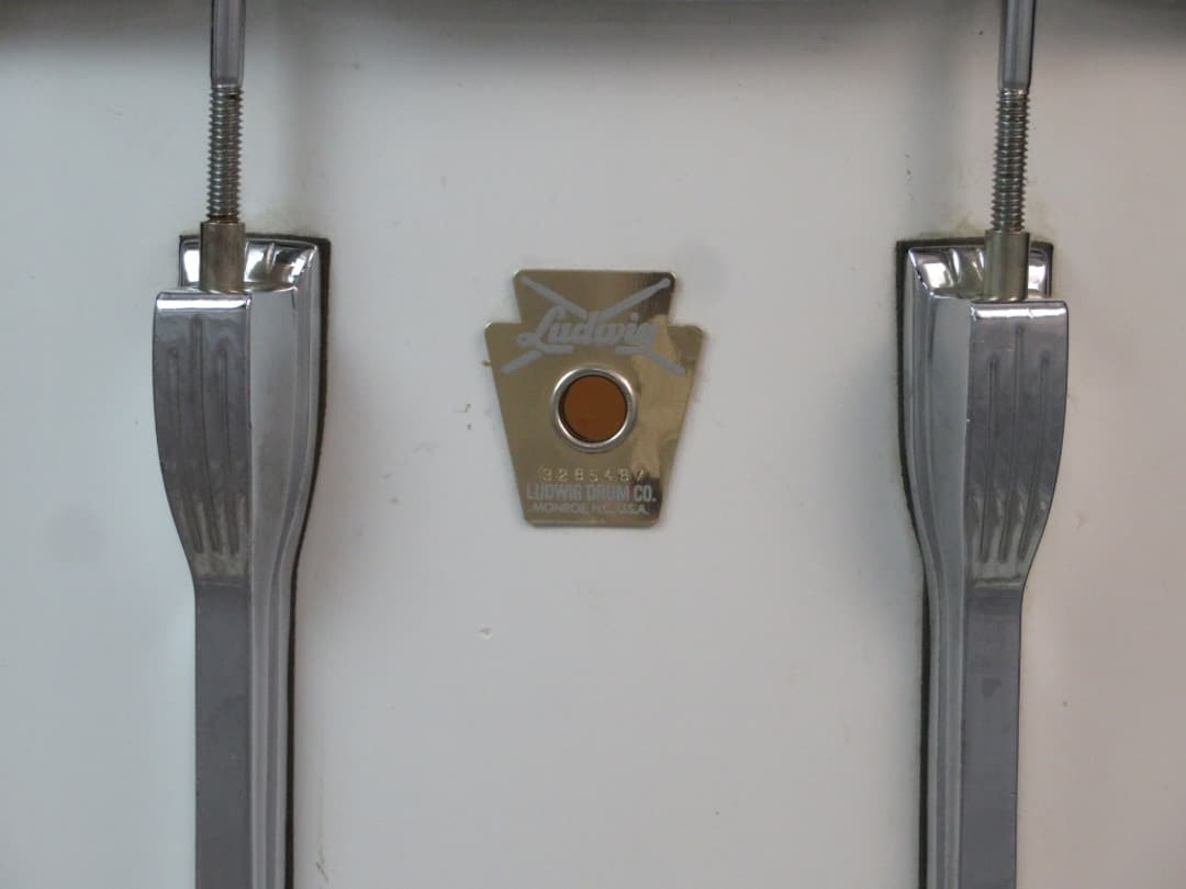 Ludwig 12 x 14 White Frost Wood Marching Snare Drum Serial #3285487