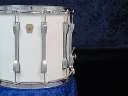 Ludwig 12 x 14 White Frost Wood Marching Snare Drum Serial #3285487 Ludwig 12 x 14 White Frost Wood Marching Snare Drum Serial #3285487
