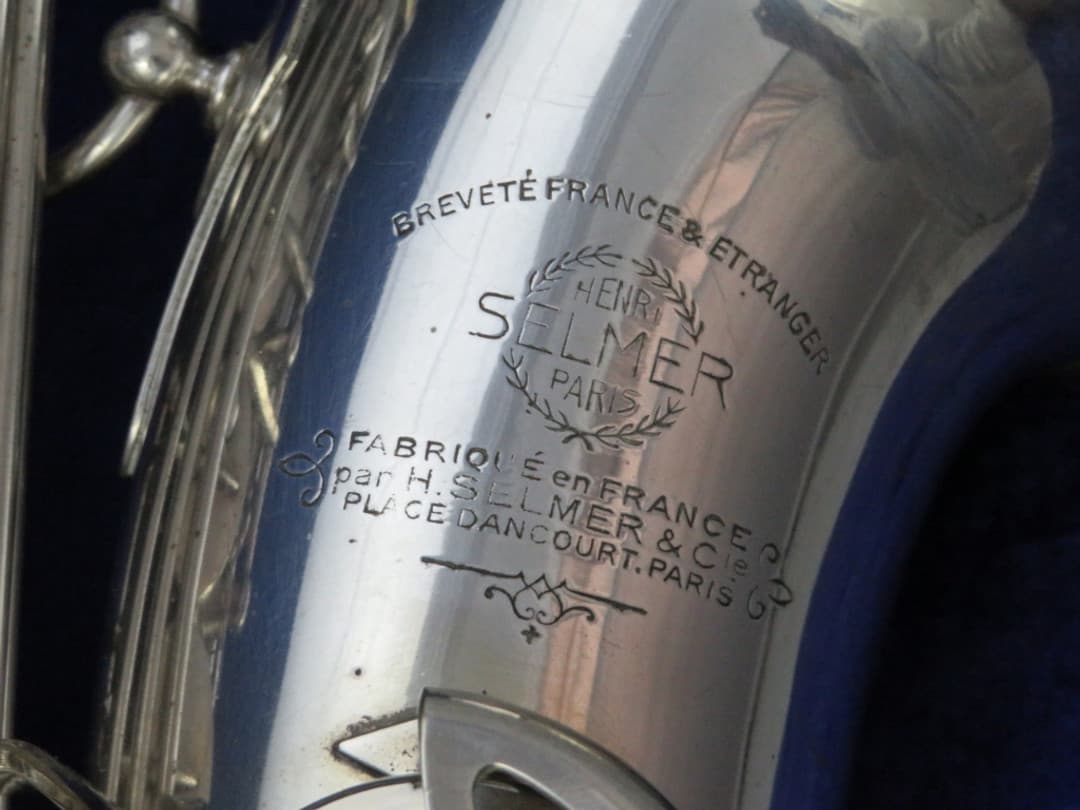 Selmer Balanced Action Silver Alto Saxophone 1946 Serial #32544