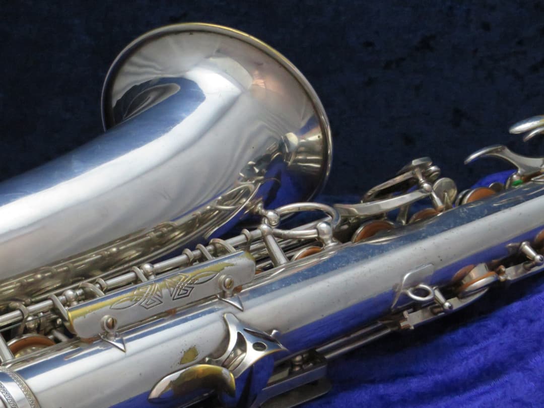 Selmer Balanced Action Silver Alto Saxophone 1946 Serial #32544
