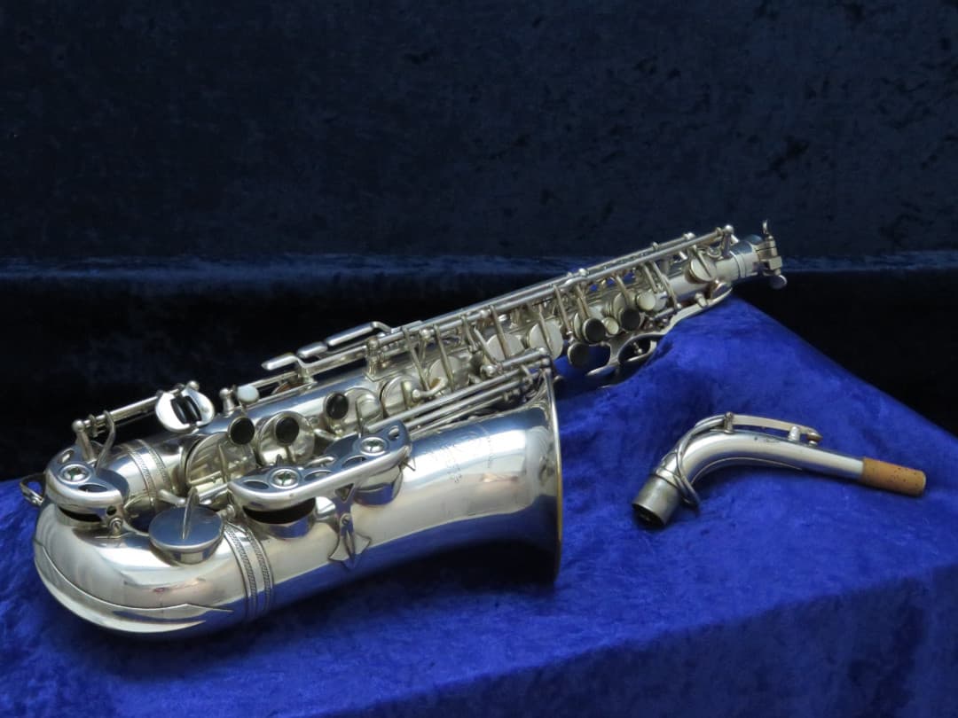 Selmer Balanced Action Silver Alto Saxophone 1946 Serial #32544