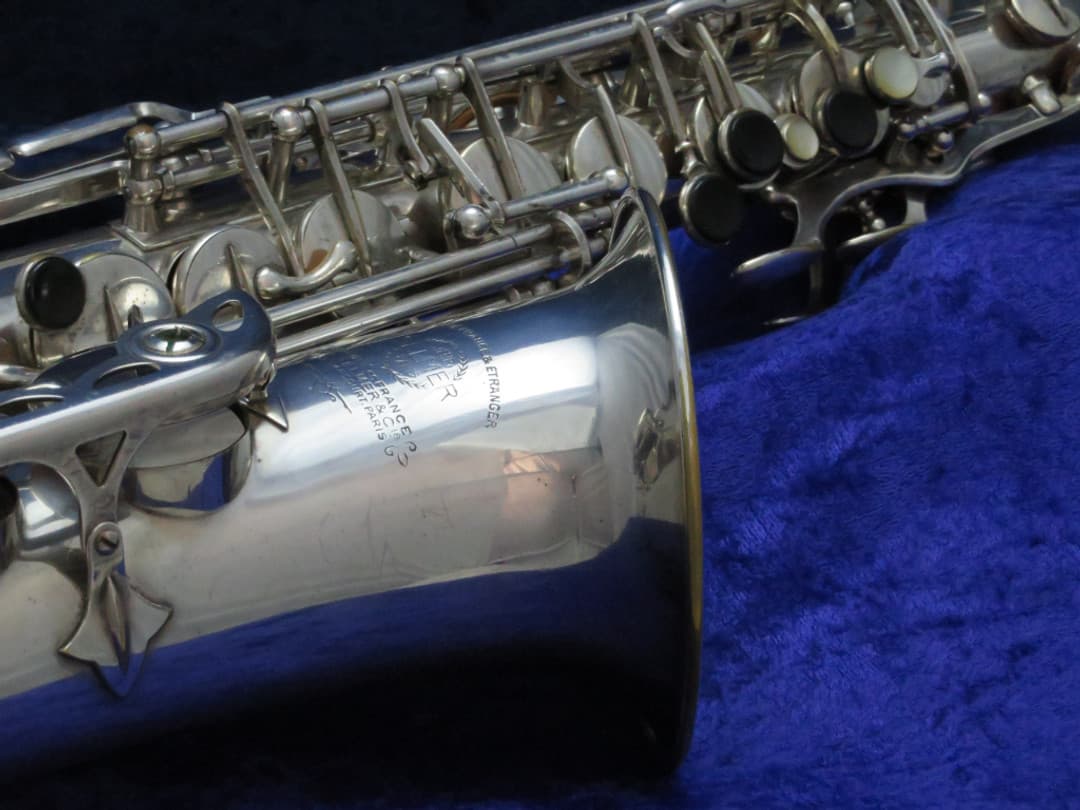 Selmer Balanced Action Silver Alto Saxophone 1946 Serial #32544