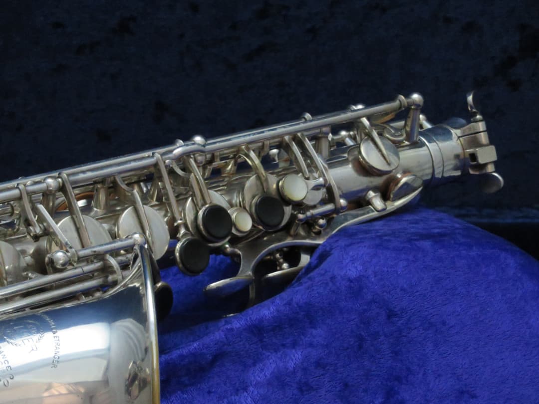 Selmer Balanced Action Silver Alto Saxophone 1946 Serial #32544