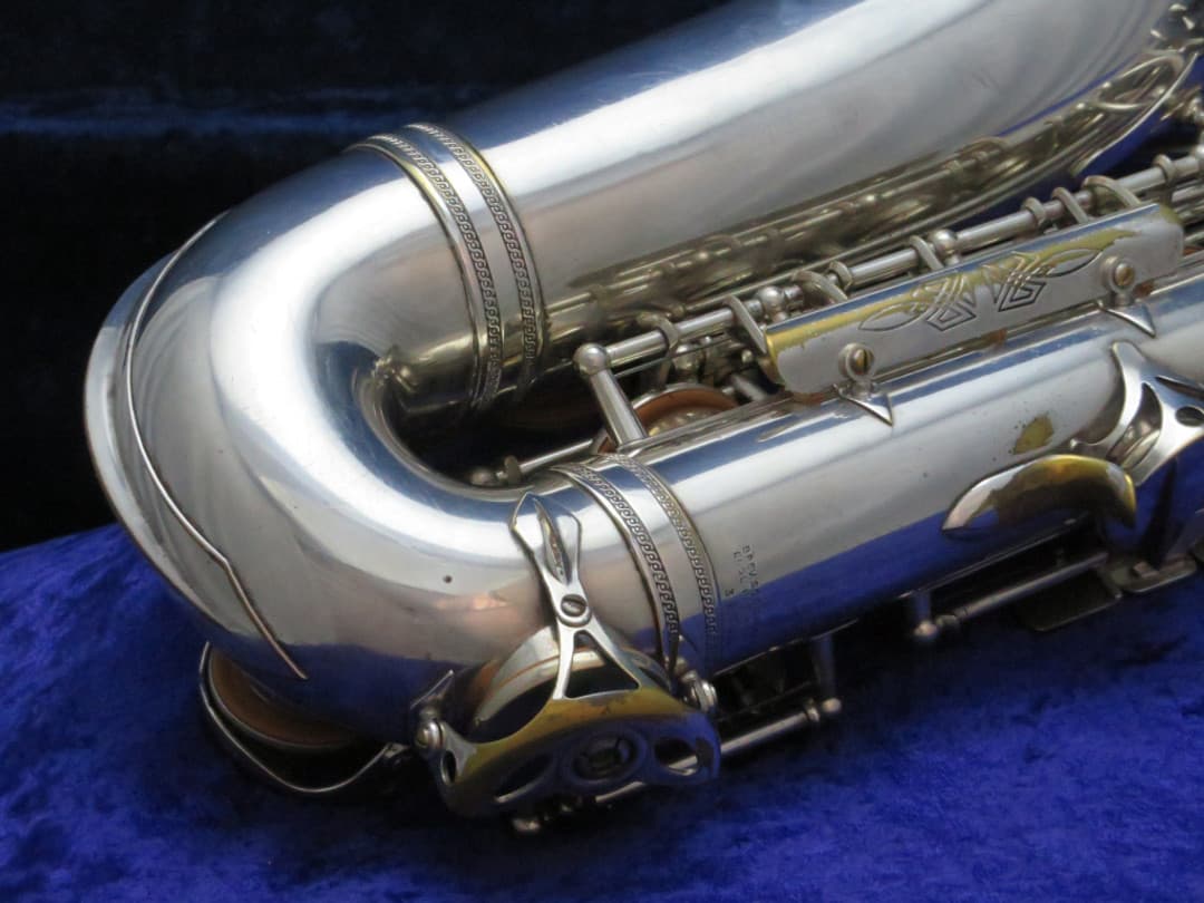 Selmer Balanced Action Silver Alto Saxophone 1946 Serial #32544