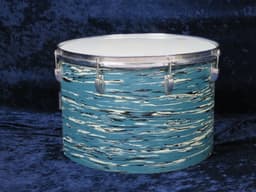 Ludwig  Set of 3 14" 16" 18" Oyster Blue Pearl Wood Tri/ Concert Toms 1960's  Serial #1051821 Ludwig  Set of 3 14" 16" 18" Oyster Blue Pearl Wood Tri/ Concert Toms 1960's  Serial #1051821
