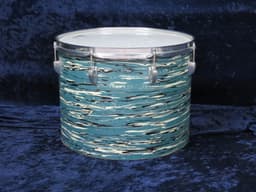 Ludwig  Set of 3 14" 16" 18" Oyster Blue Pearl Wood Tri/ Concert Toms 1960's  Serial #1051821 Ludwig  Set of 3 14" 16" 18" Oyster Blue Pearl Wood Tri/ Concert Toms 1960's  Serial #1051821