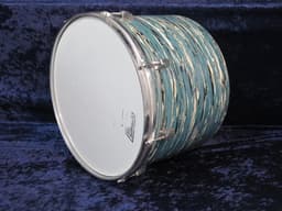 Ludwig  Set of 3 14" 16" 18" Oyster Blue Pearl Wood Tri/ Concert Toms 1960's  Serial #1051821 Ludwig  Set of 3 14" 16" 18" Oyster Blue Pearl Wood Tri/ Concert Toms 1960's  Serial #1051821