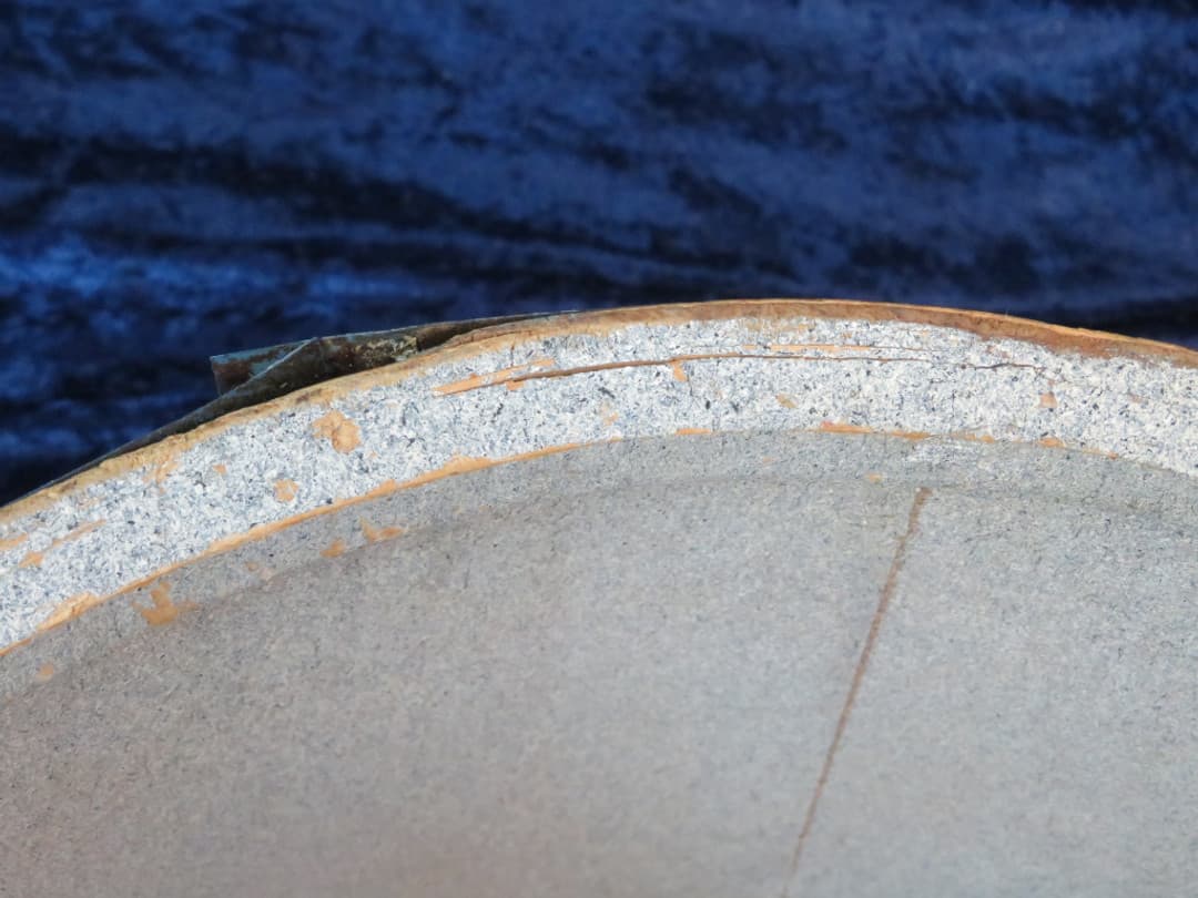 Ludwig Set of 3 14" 16" 18" Oyster Blue Pearl Wood Tri/ Concert Toms 1960's Serial #1051821