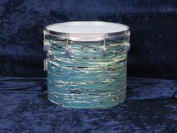 Ludwig  Set of 3 14" 16" 18" Oyster Blue Pearl Wood Tri/ Concert Toms 1960's  Serial #1051821 Ludwig  Set of 3 14" 16" 18" Oyster Blue Pearl Wood Tri/ Concert Toms 1960's  Serial #1051821