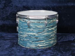 Ludwig  Set of 3 14" 16" 18" Oyster Blue Pearl Wood Tri/ Concert Toms 1960's  Serial #1051821 Ludwig  Set of 3 14" 16" 18" Oyster Blue Pearl Wood Tri/ Concert Toms 1960's  Serial #1051821