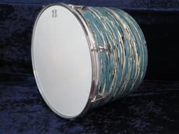 Ludwig  Set of 3 14" 16" 18" Oyster Blue Pearl Wood Tri/ Concert Toms 1960's  Serial #1051821 Ludwig  Set of 3 14" 16" 18" Oyster Blue Pearl Wood Tri/ Concert Toms 1960's  Serial #1051821