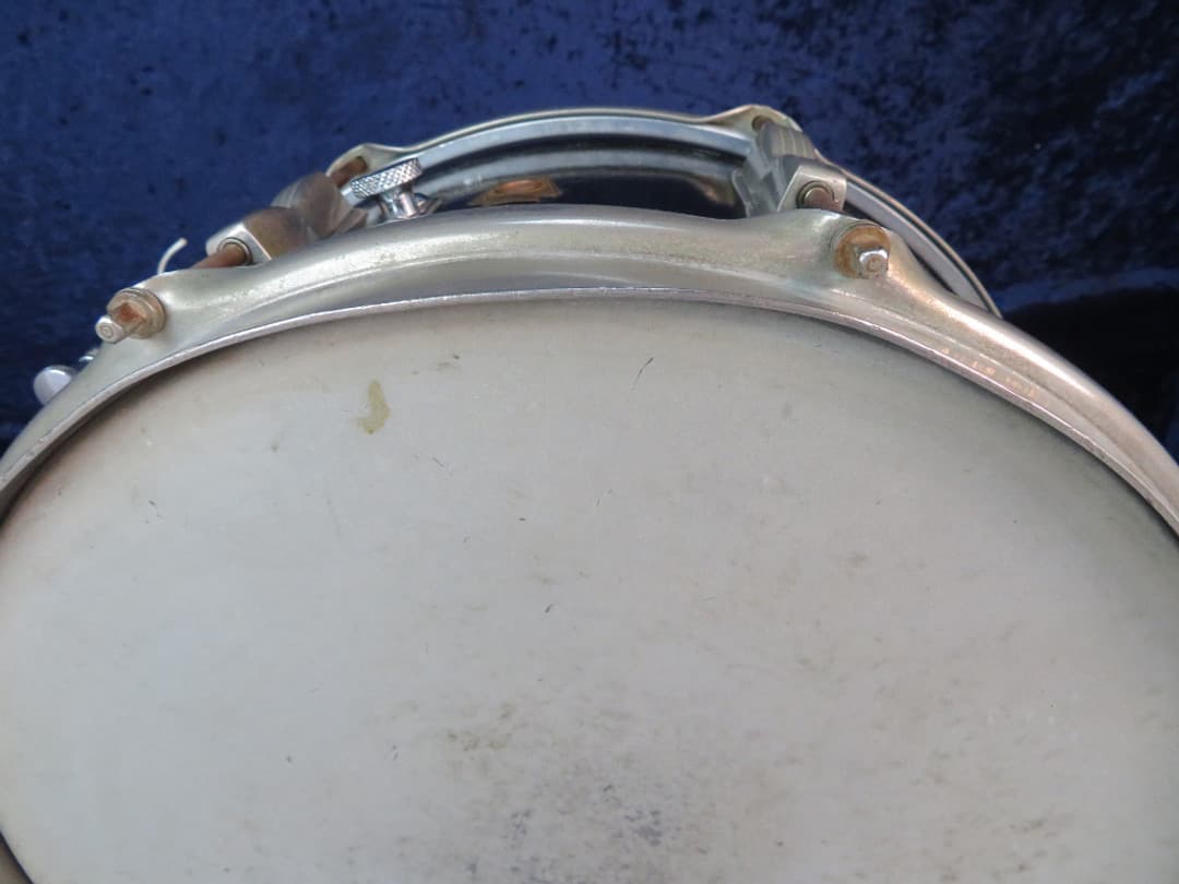 WFL 6.5 x 14 Black Lacquer Wood Snare Drum Serial #isi9320