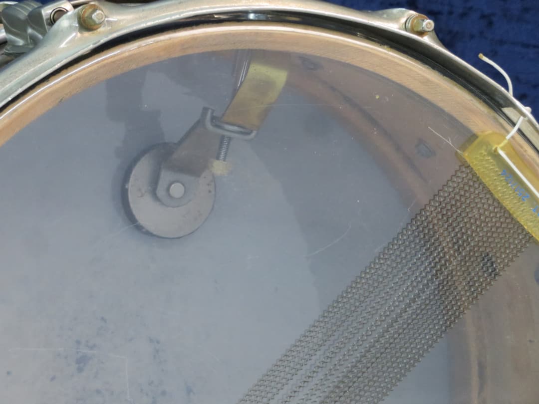 WFL 6.5 x 14 Black Lacquer Wood Snare Drum Serial #isi9320